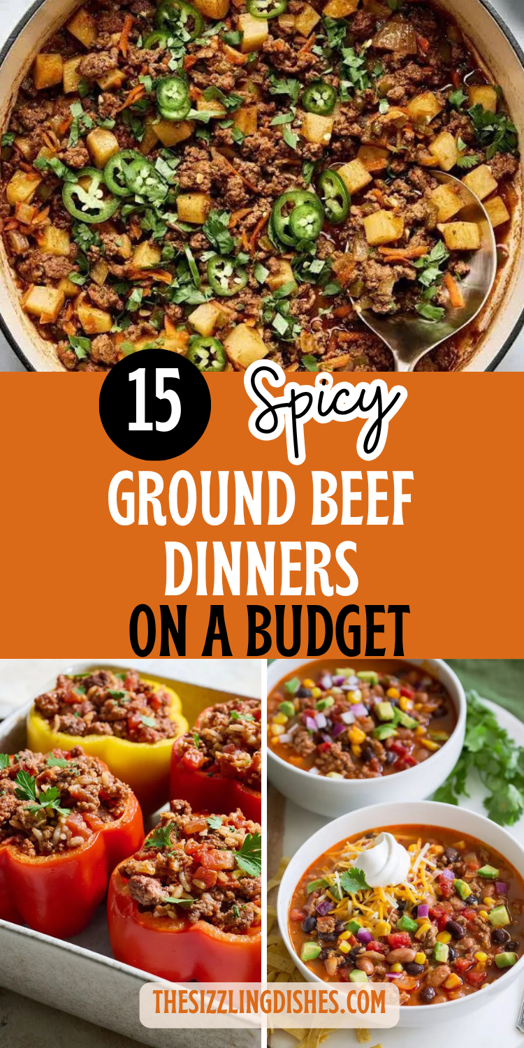 15 Spicy Ground Beef Dinners on a Budget