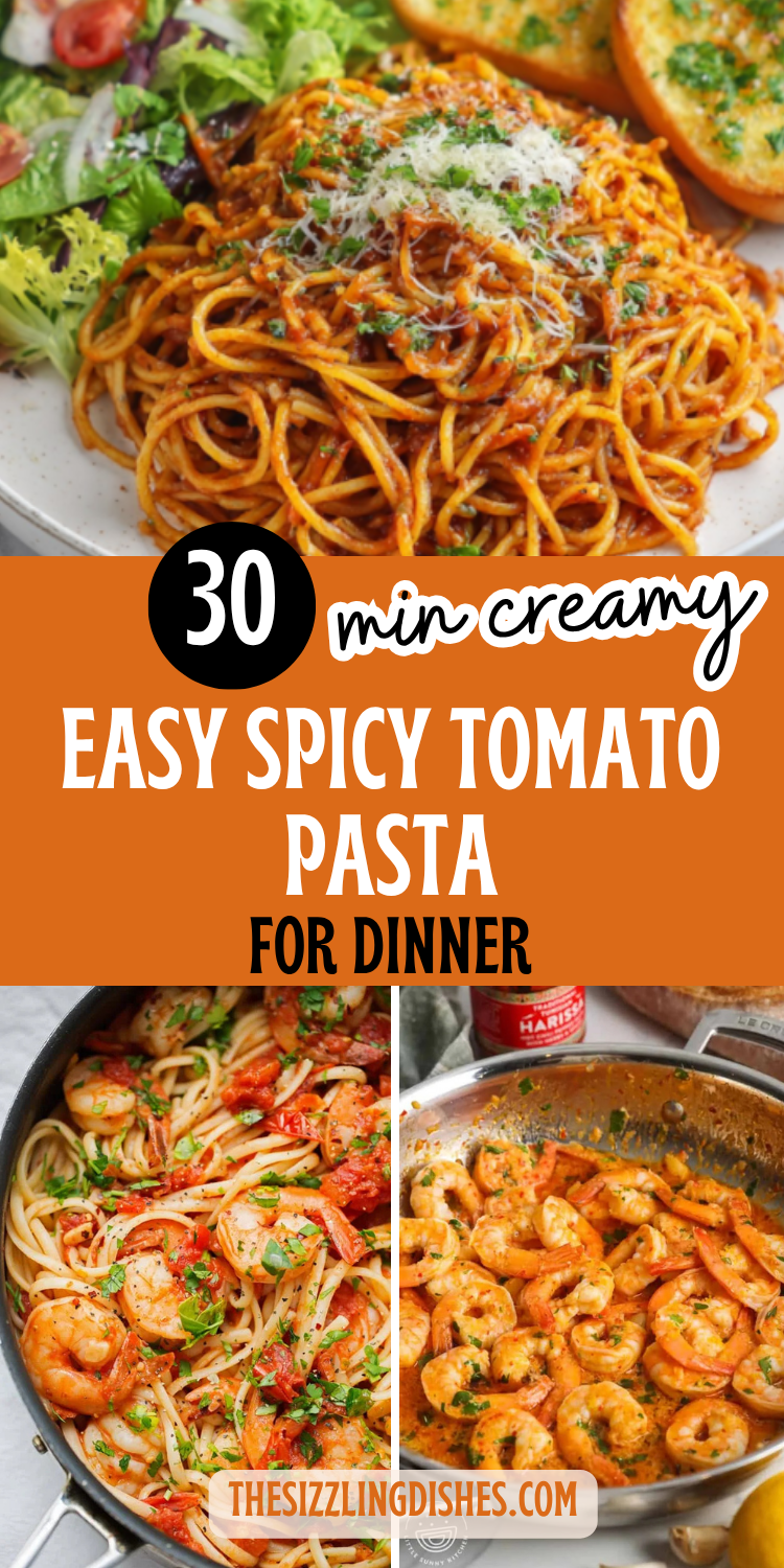 Easy Spicy Tomato Pasta (30-Minute Creamy Recipe)