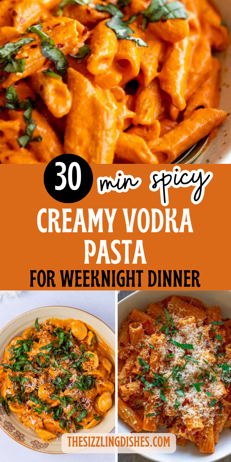Spicy Creamy Vodka Pasta (30-Minute Weeknight Dinner)
