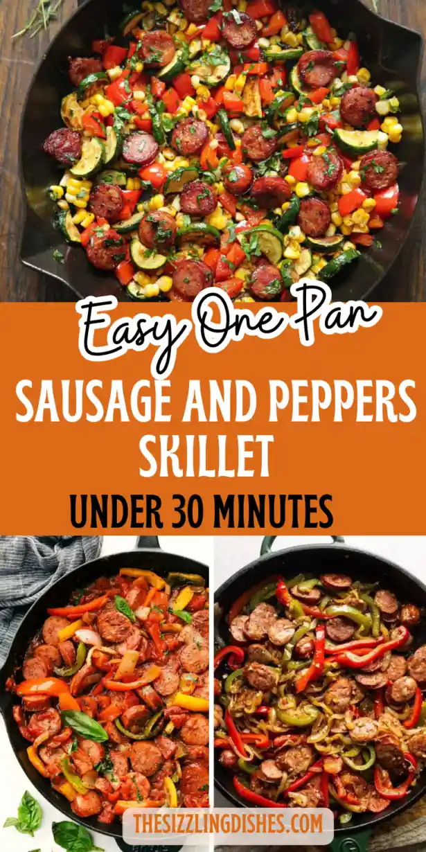 Easy One-Pan Sausage and Peppers Skillet Recipe
